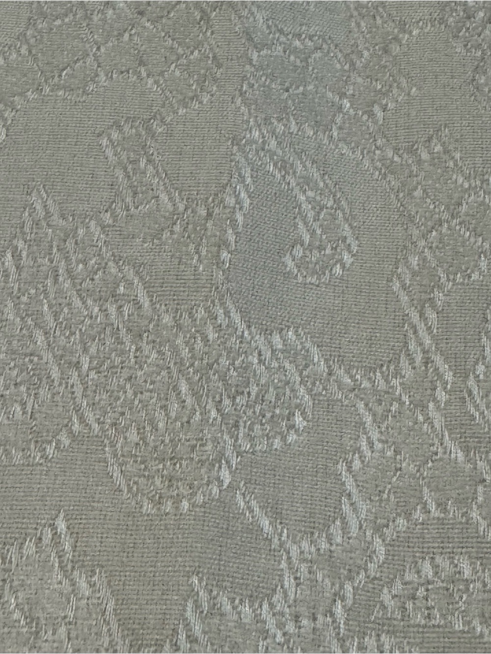 Pashmina and Silk  Soft Cream Scarf 61x28” - Picture 3 of 6